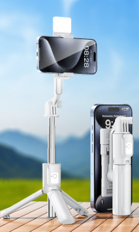 🤳【Limited-Time Offer 】Mini Bluetooth Selfie Stick | Built-in Fill Light for Perfect Shots