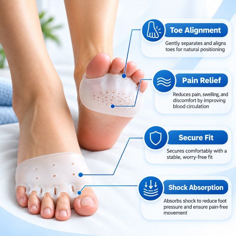 🦶💗 Soft Silicone Bunion Relief Pad