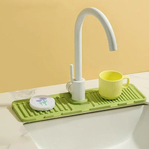 🔥Faucet Splash Guard & Sink Water Drainage Tray