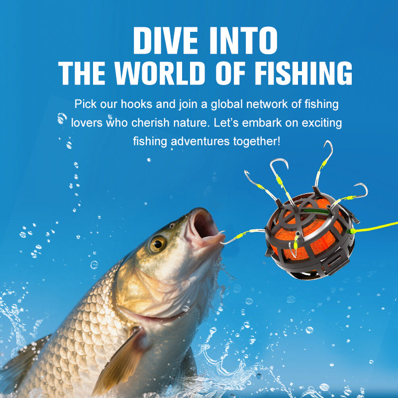 🎣 Catch More Fish, Avoid Snags – Reverse Bottom Bait Cage Fishing Rig