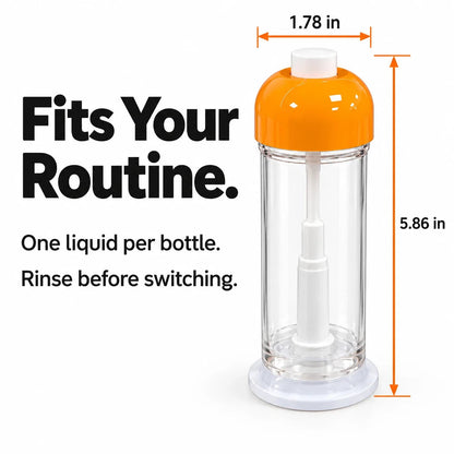 🧴 Buy One, Get One Free 🎁 Pump-Style Kitchen Spray Bottle – Perfect for Oil and Vinegar