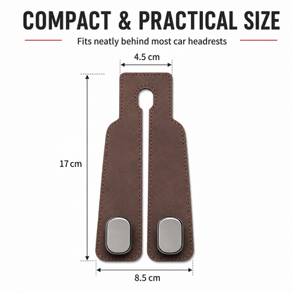 🚗stylish seat hooks – 10-second install, zero clutter.