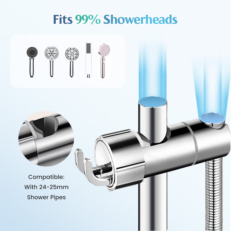 🚿💥50% OFF Today – No-Drill Adjustable Shower Head Holder That Never Slips