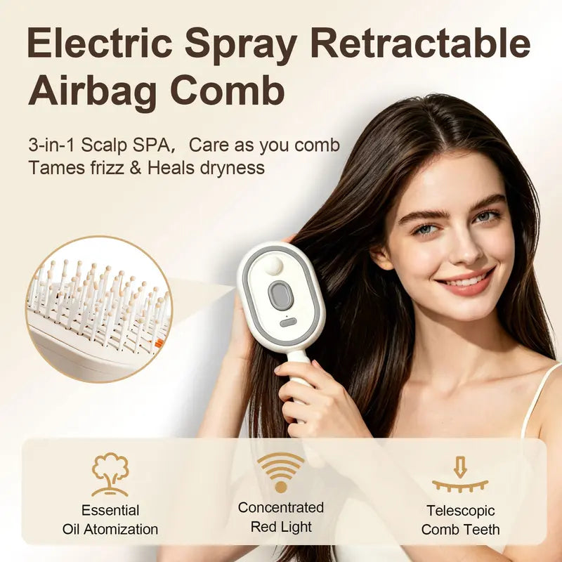 ✨Say Goodbye to Knots and Frizz with the 5-In-1 Hair Care Comb