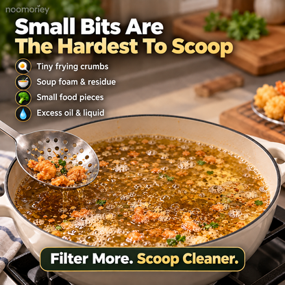 🎁 Buy One, Get One Free 🍳 Thickened Food-Grade Stainless Steel Fine-Mesh Strainer