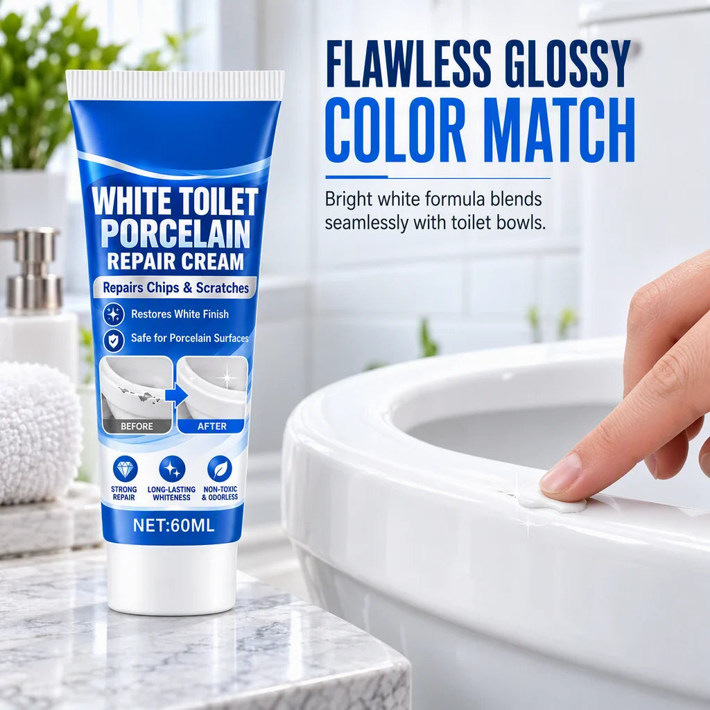 💕Buy 1 Get 1 Free🎁White Toilet Porcelain Repair Cream 60ml