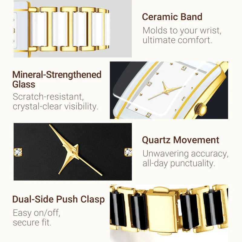 ⌚55%OFF🔥Fashion Casual Versatile Square Watch