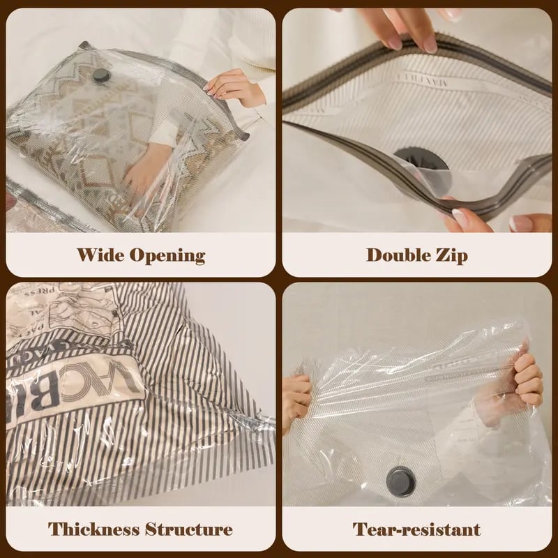 🕒 Limited time offer! 50% OFF⏳✨ X7 Cordless Travel Vacuum Bag