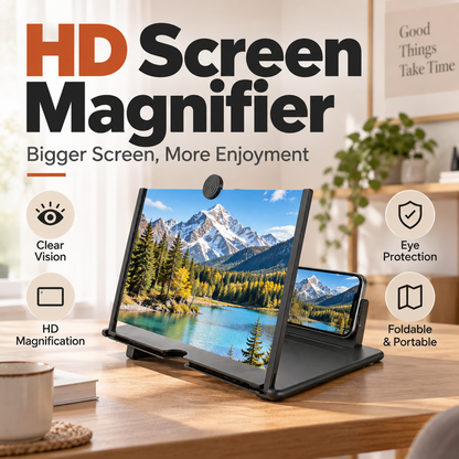 💥Last day, 50% off 🔥Multi-functional Phone Screen Magnifier and Eye Protection Stand