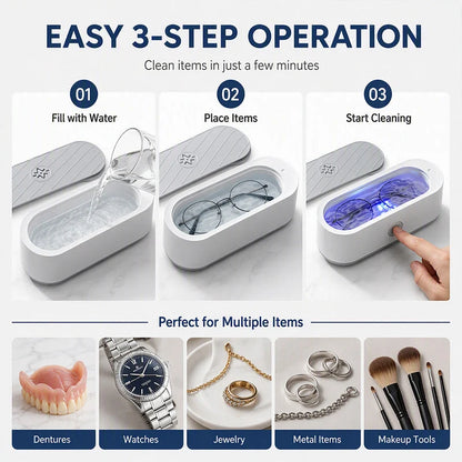 🔥50% OFF Today Only - Multifunctional Ultrasonic Cleaner