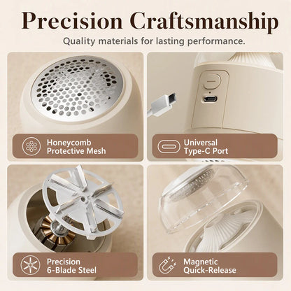 Compartmentalized Magnetic Suction Lint Remover