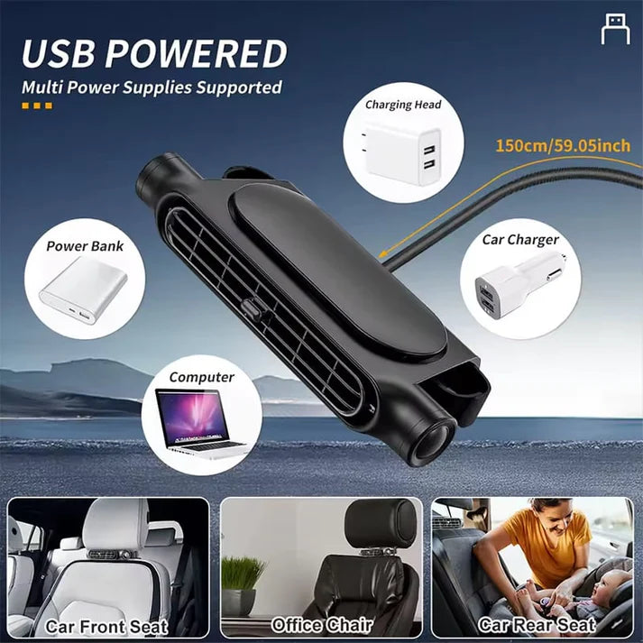 ❄️SUMMER HOT SALE 50% OFF🚗Adjustable Cooling Fan for Driver and Passenger's Seat