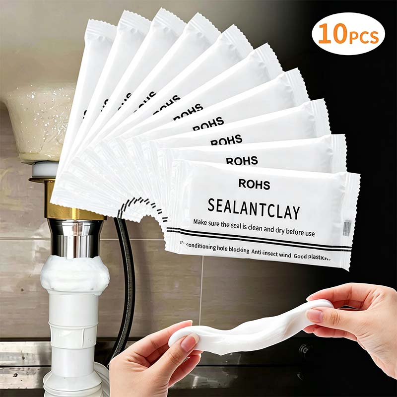 ⏰⏳ Limited-Time Buy 1 Get 1 Free! 🔥10Pcs Professional Sealant Clay - Anti-Insect Wall Hole Filler Mud🧱