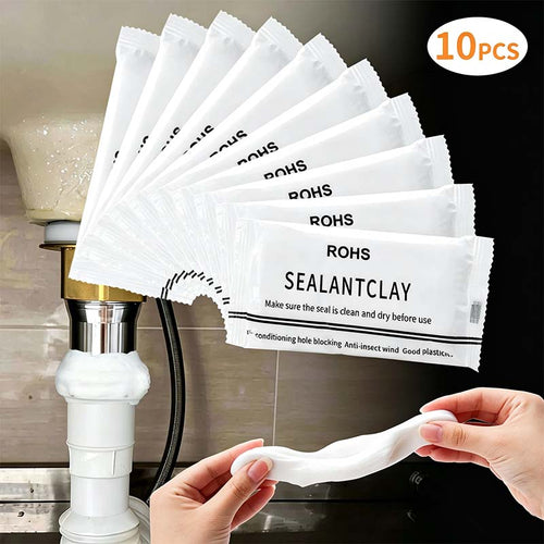 ⏰⏳ Limited-Time Buy 1 Get 1 Free! 🔥10Pcs Professional Sealant Clay - Anti-Insect Wall Hole Filler Mud🧱