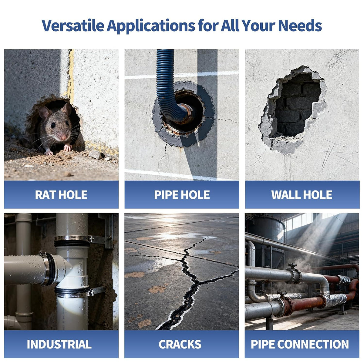 ⏰⏳ Limited-Time Buy 1 Get 1 Free! 🔥10Pcs Professional Sealant Clay - Anti-Insect Wall Hole Filler Mud🧱