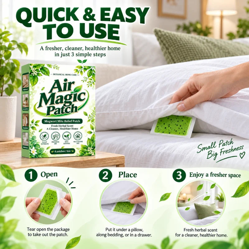 ✨Ditch Mite Sprays! Mugwort Anti-Dust Mite Patches for Itch-Free Sleep