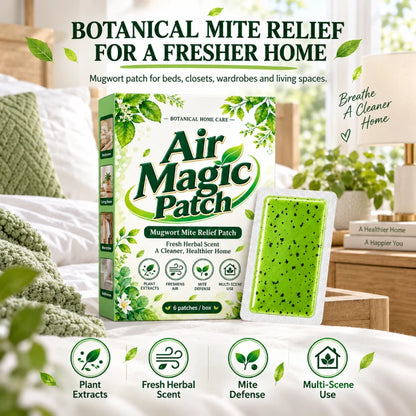 ✨Ditch Mite Sprays! Mugwort Anti-Dust Mite Patches for Itch-Free Sleep