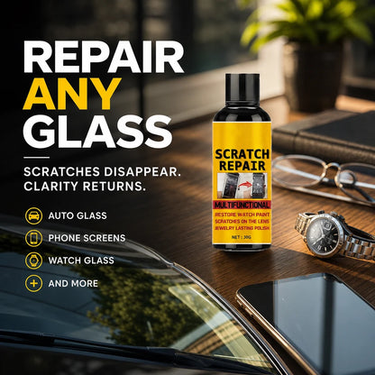 🚗🛡️ Limited-Time Offer Buy 2 Get 1 Free – Multipurpose Glass Scratch Repair Paste