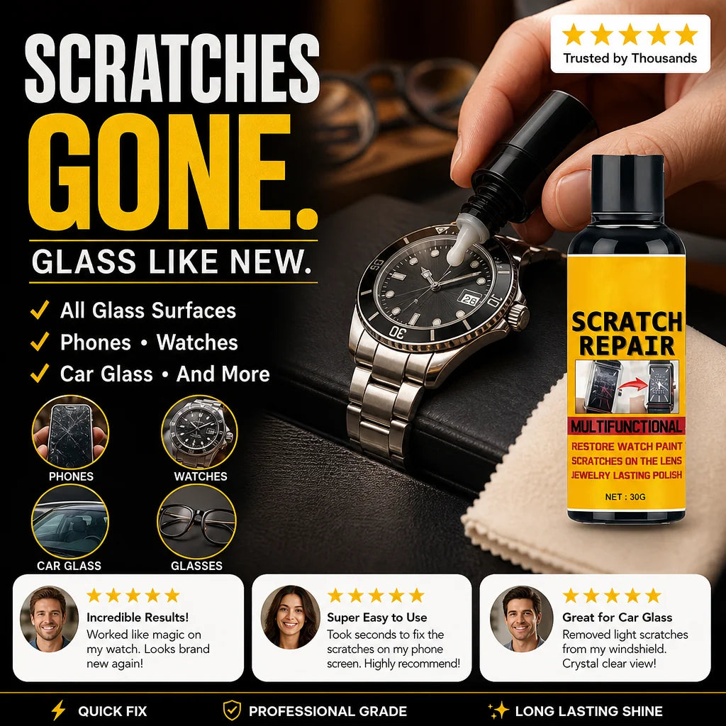 🔥 The scratch repair black technology auto body shops desperately want banned: erase car paint, watch, and screen scratches in 3 seconds!