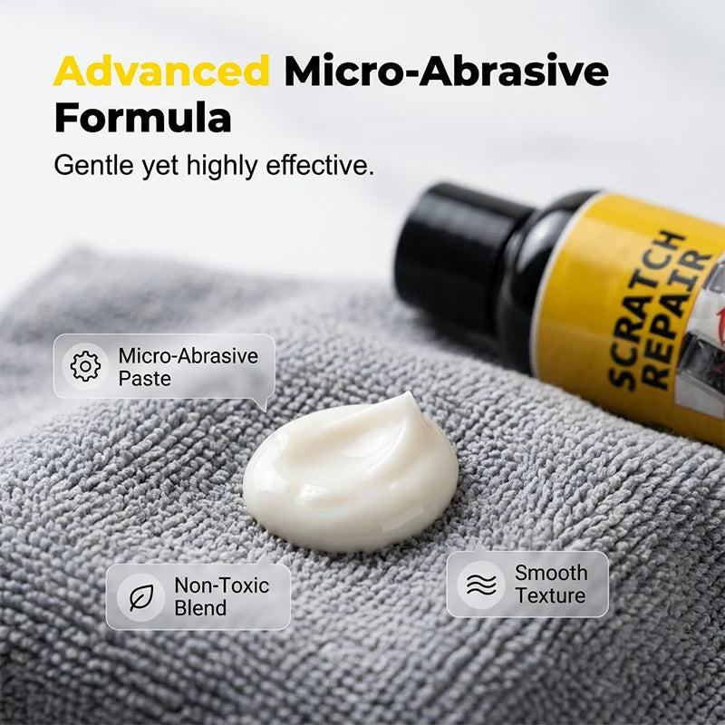 🚗🛡️ Limited-Time Offer Buy 2 Get 1 Free – Multipurpose Glass Scratch Repair Paste