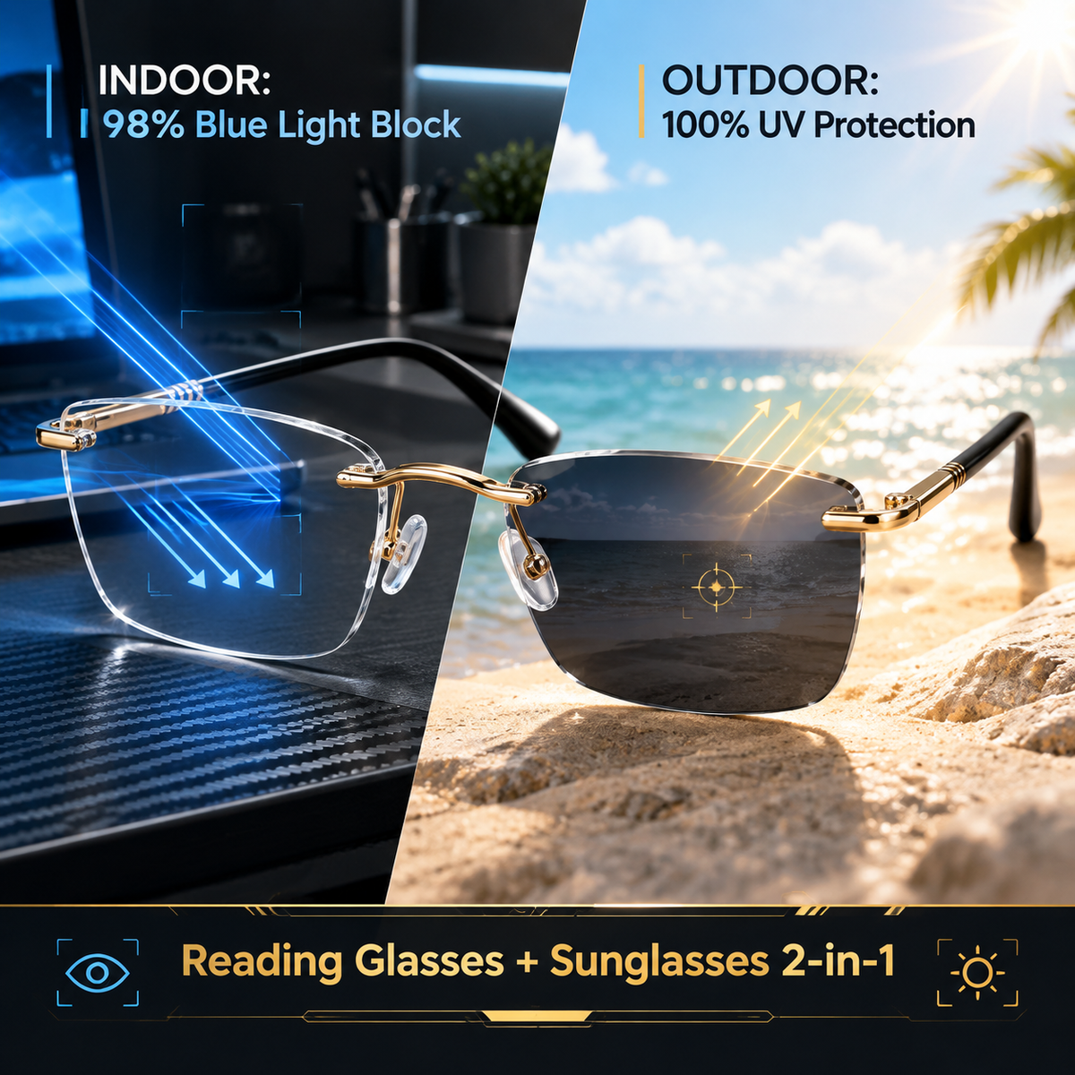 👓No eye exams, no lens replacements needed!🔥buy one and get one free🔥