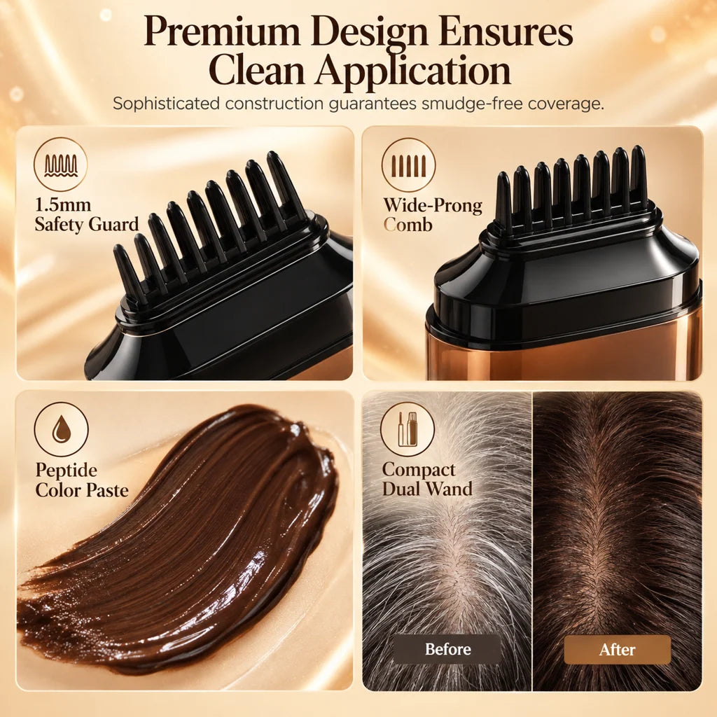 Temporary Hair Color Touch Up Stick for Gray Coverage