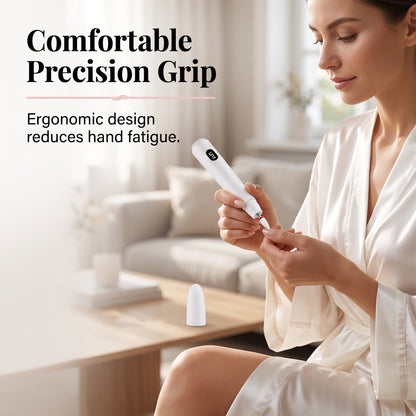 🔥50% OFF✨Portable Electric Nail Polisher with 6 Nail Drill Bits