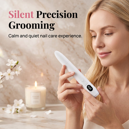 🔥50% OFF✨Portable Electric Nail Polisher with 6 Nail Drill Bits