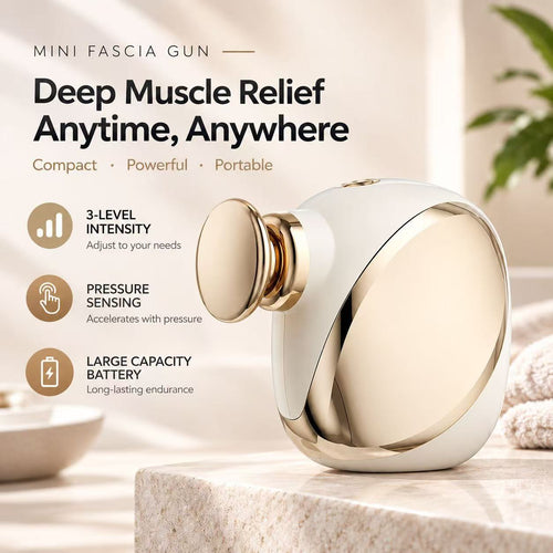 💪✨Mini Massage Gun, Portable Deep Tissue Percussion Massager for Muscle Relief & Recovery