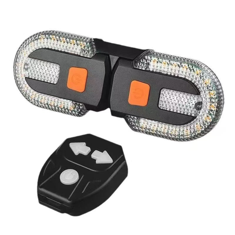 💥Last day, 50% off 🚴 Wireless Bike Turn Signals: Thumb Control, Split Frame Lights, USB Rechargeable