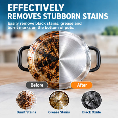 💥Buy 1, Get 1 Free 🍳Pot-bottom cleaner (150ml)—removes stubborn black grime