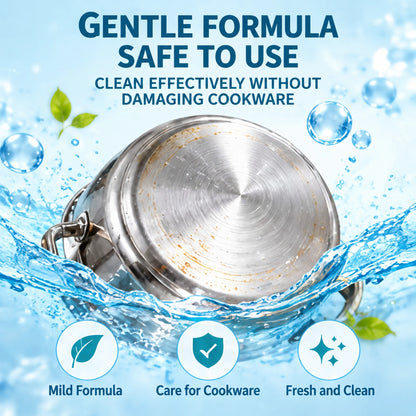 💥Buy 1, Get 1 Free 🍳Pot-bottom cleaner (150ml)—removes stubborn black grime