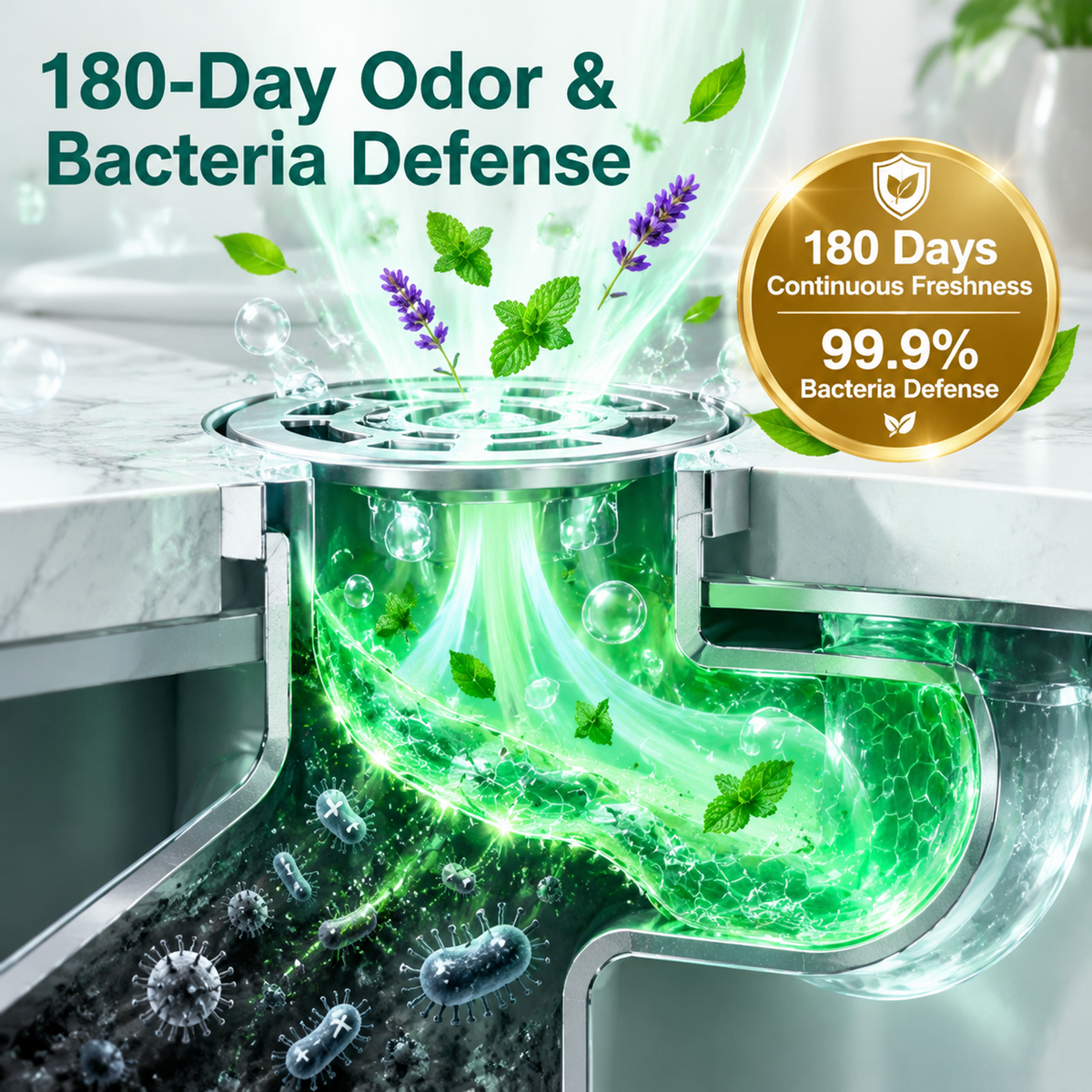 ✨Stop breaking your back scrubbing, and stop wasting hundreds on expensive plumbers! You don't even need to pour in harsh, dangerous chemicals! 🚿🧼