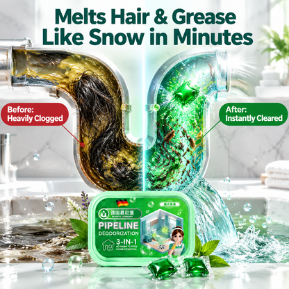 ✨Stop breaking your back scrubbing, and stop wasting hundreds on expensive plumbers! You don't even need to pour in harsh, dangerous chemicals! 🚿🧼