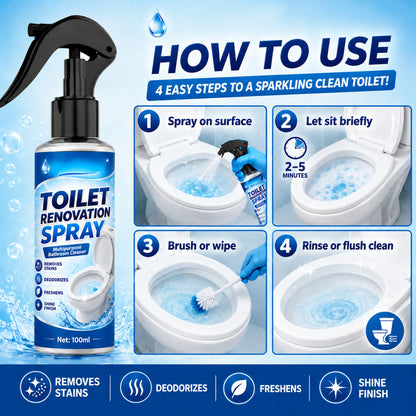 🔥LAST DAY SALE-50% OFF🎁100ML-Scented Antibacterial and Descaling Toilet Cleaner