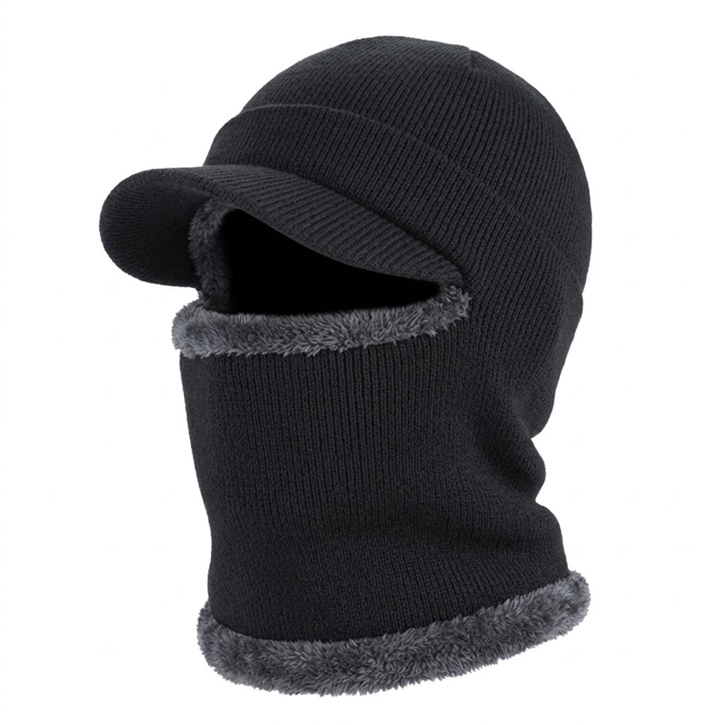 ❄️🧢 3-in-1 Winter Balaclava with Visor – Warm, thermal-protective hood that shields the head, neck, and face from cold, wind, and snow✨