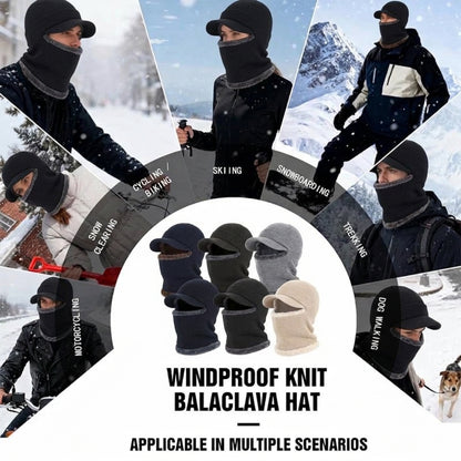 ❄️🧢 3-in-1 Winter Balaclava with Visor – Warm, thermal-protective hood that shields the head, neck, and face from cold, wind, and snow✨