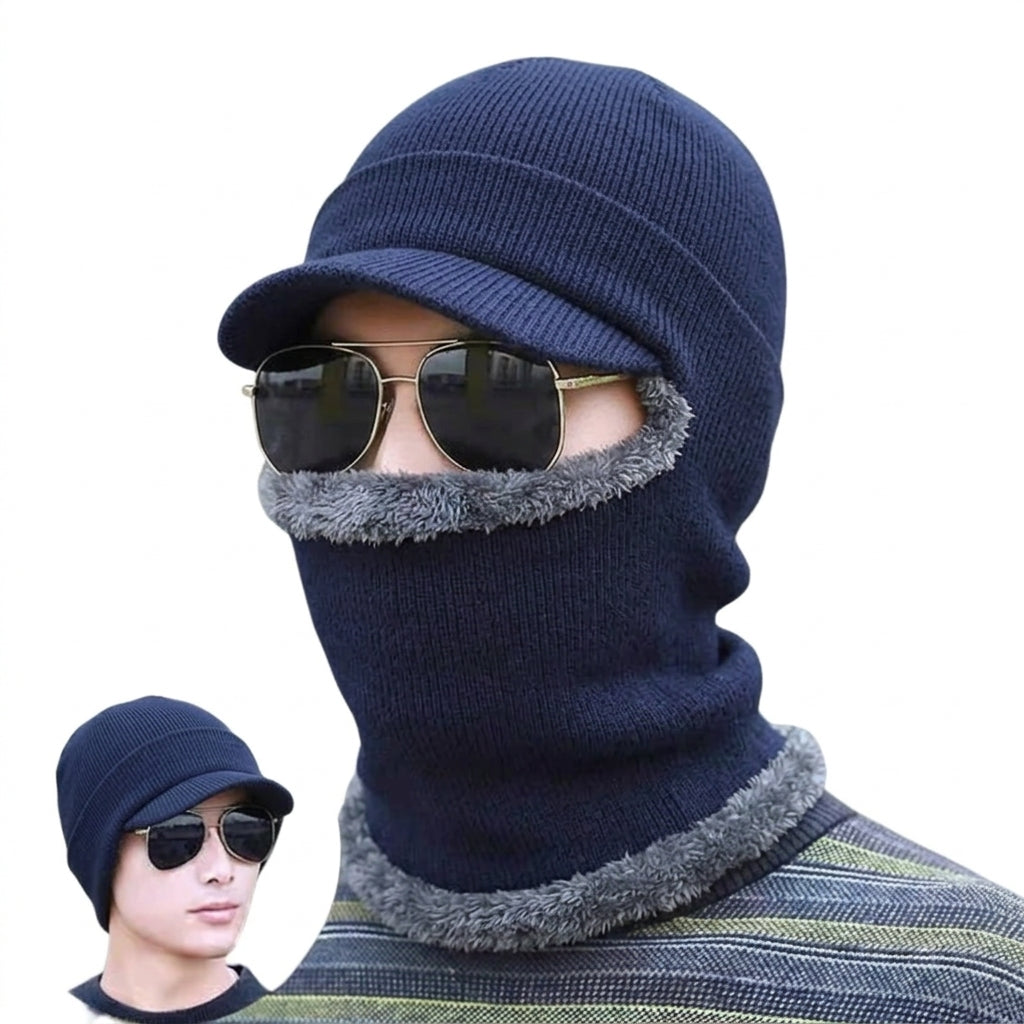 ❄️🧢 3-in-1 Winter Balaclava with Visor – Warm, thermal-protective hood that shields the head, neck, and face from cold, wind, and snow✨