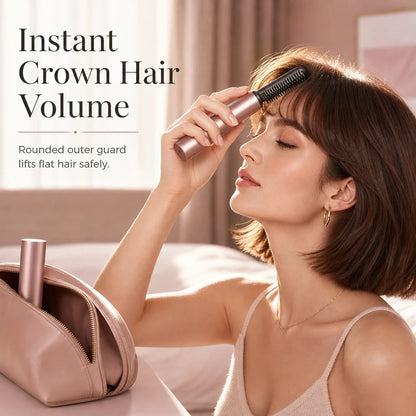 🔥50% Off Today Only! - Cordless Mini Heated Hair Straightener Brush Portable Rechargeable Hair Styling Comb for Bangs and Volumizing