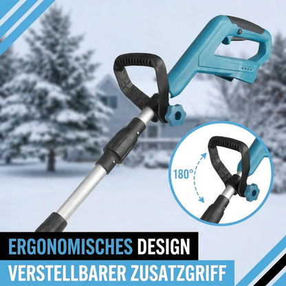 ✅ Foldable & detachable lithium snow thrower, high power for fast snow clearing!