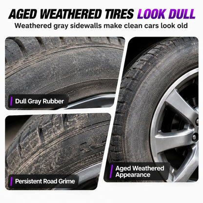 🚗 Tire & Black Trim Shine Gel
