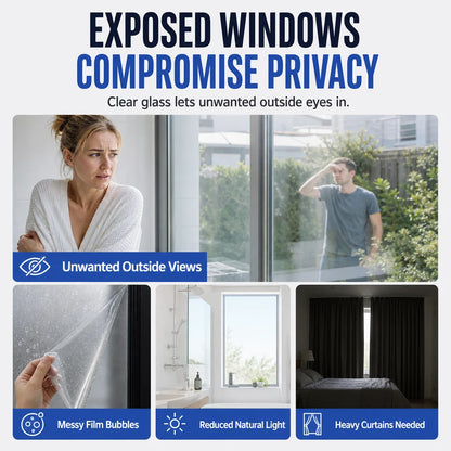 🎁Frosted Glass Privacy Coating Kit – Water-Based Window Treatment