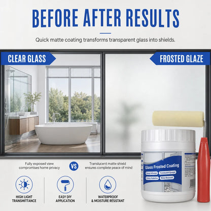 🎁Frosted Glass Privacy Coating Kit – Water-Based Window Treatment