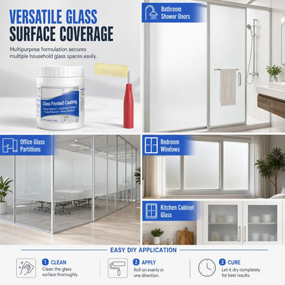🎁Frosted Glass Privacy Coating Kit – Water-Based Window Treatment
