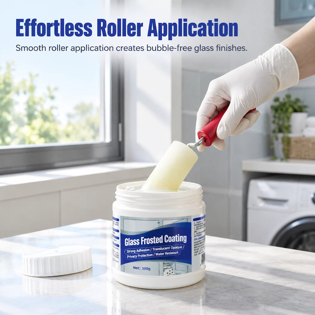 🎁Frosted Glass Privacy Coating Kit – Water-Based Window Treatment