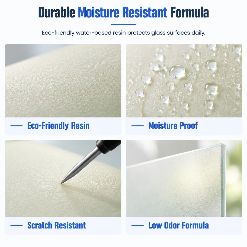 🎁Frosted Glass Privacy Coating Kit – Water-Based Window Treatment