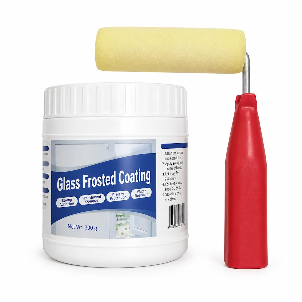 🎁Frosted Glass Privacy Coating Kit – Water-Based Window Treatment