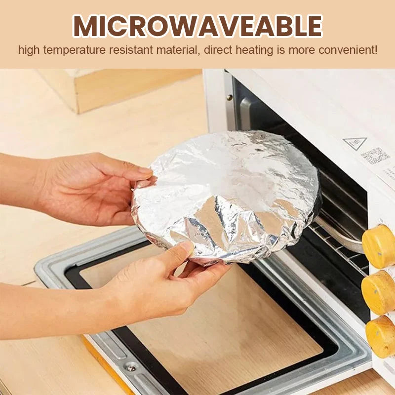 🍽️ Wiederverwendbare Aluminiumabdeckung für Speisen