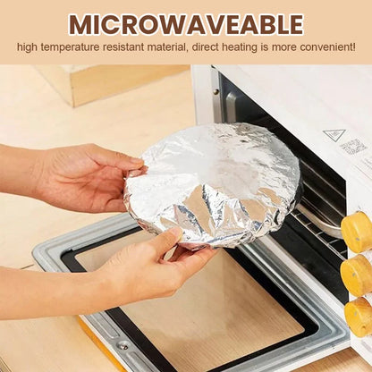🍽️ Wiederverwendbare Aluminiumabdeckung für Speisen