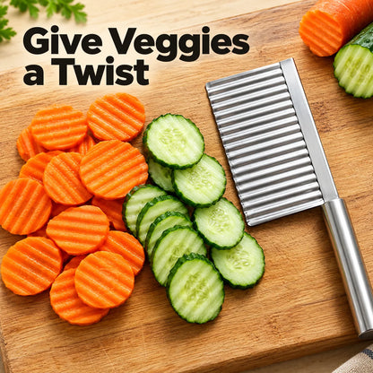 🔥Buy 1 Get 1 Free - Stainless Steel Crinkle Cut Knife